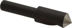 Cleveland - 3/8" Head Diam, 1/4" Shank Diam, 1 Flute 100° High Speed Steel Countersink - Exact Tool & Supply