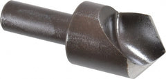 Cleveland - 1" Head Diam, 1/2" Shank Diam, 1 Flute 100° High Speed Steel Countersink - Exact Tool & Supply