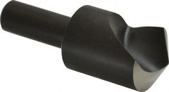 Cleveland - 1" Head Diam, 1/2" Shank Diam, 1 Flute 120° High Speed Steel Countersink - Exact Tool & Supply