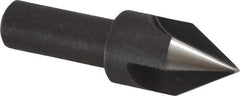 Cleveland - 3/4" Head Diam, 1/2" Shank Diam, 3 Flute 60° High Speed Steel Countersink - Oxide Finish, 2-5/8" OAL, Single End, Straight Shank, Right Hand Cut - Exact Tool & Supply