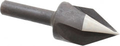 Cleveland - 1-1/4" Head Diam, 1/2" Shank Diam, 3 Flute 60° High Speed Steel Countersink - Exact Tool & Supply