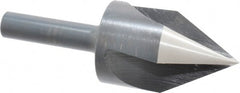Cleveland - 1-1/2" Head Diam, 3/4" Shank Diam, 3 Flute 60° High Speed Steel Countersink - Exact Tool & Supply