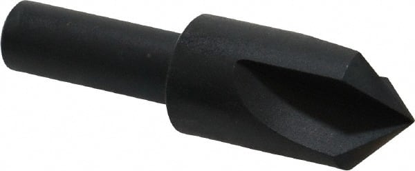 Cleveland - 5/8" Head Diam, 3/8" Shank Diam, 3 Flute 90° High Speed Steel Countersink - Exact Tool & Supply