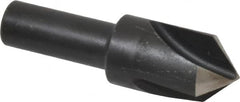 Cleveland - 3/4" Head Diam, 1/2" Shank Diam, 3 Flute 90° High Speed Steel Countersink - Exact Tool & Supply