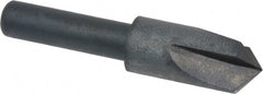 Cleveland - 3/8" Head Diam, 1/4" Shank Diam, 3 Flute 100° High Speed Steel Countersink - Exact Tool & Supply