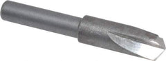 Cleveland - 1/4" Head Diam, 3/16" Shank Diam, 3 Flute 120° High Speed Steel Countersink - Oxide Finish, 1-7/16" OAL, Single End, Straight Shank, Right Hand Cut - Exact Tool & Supply
