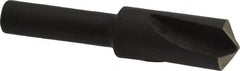 Cleveland - 3/8" Head Diam, 1/4" Shank Diam, 3 Flute 120° High Speed Steel Countersink - Exact Tool & Supply