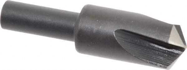 Cleveland - 5/8" Head Diam, 3/8" Shank Diam, 3 Flute 120° High Speed Steel Countersink - Exact Tool & Supply