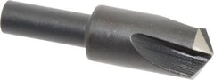Cleveland - 5/8" Head Diam, 3/8" Shank Diam, 3 Flute 120° High Speed Steel Countersink - Exact Tool & Supply