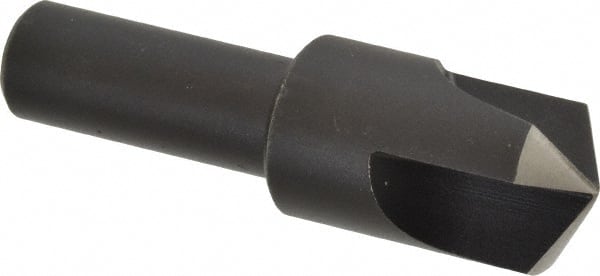 Cleveland - 3/4" Head Diam, 1/2" Shank Diam, 3 Flute 120° High Speed Steel Countersink - Exact Tool & Supply