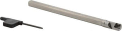 Seco - CFM, External, Right Hand, 0.984" Max Depth of Cut, 5mm Min Groove Width, Indexable Grooving Tool Holder - LC.. 1605.. Insert Compatibility, 1-1/4" Shank Height, 1-1/4" Shank Width, 6" OAL - Exact Tool & Supply