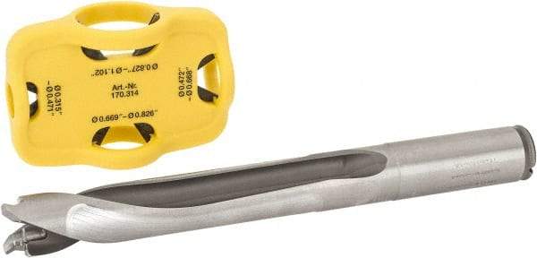 Kennametal - 19 to 19.99mm Diam, 5xD, 3.94" Max Depth, 3/4" Shank Diam, 5" Flute, 7.13" OAL, Replaceable Tip Drill - X Seat Size, Series KenTIP - Exact Tool & Supply