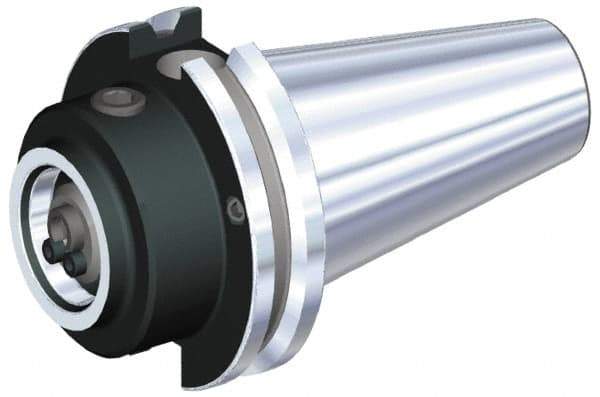 Kennametal - KM40 System Size, CAT40 Taper, Modular Tool Holding System Adapter - 100.08mm Projection, 1-3/4" Body Diam, 168.33mm OAL, Through Coolant - Exact Tool & Supply