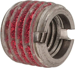 E-Z LOK - M14x2.00 Internal, 7/8-9 External, Metric Coarse, 11/16" Insert Length, Standard Wall Thread Locking Inserts - Stainless Steel, Bright Finish, Grade 303, Use Tool 500-7 - Exact Tool & Supply