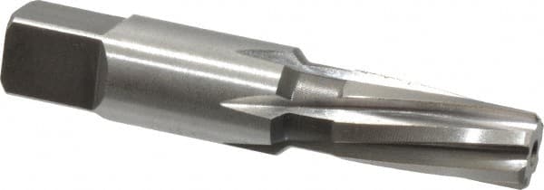 Cleveland - 1/8" Pipe, 0.362" Diam, 0.316" Small End Diam, Straight Shank, 19.05mm Flute, Taper Pipe Reamer - Exact Tool & Supply