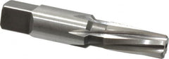 Cleveland - 1/8" Pipe, 0.362" Diam, 0.316" Small End Diam, Straight Shank, 19.05mm Flute, Taper Pipe Reamer - Exact Tool & Supply