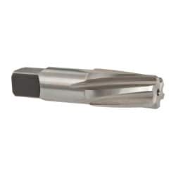 Cleveland - 1/2" Pipe, 3/4" Diam, 0.665" Small End Diam, Straight Shank, 1-3/8" Flute, Taper Pipe Reamer - Exact Tool & Supply