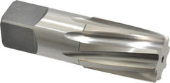 Cleveland - 1" Pipe, 1.212" Diam, 1.103" Small End Diam, Straight Shank, 44.45mm Flute, Taper Pipe Reamer - Exact Tool & Supply