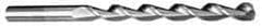 Cleveland - #34 135° Cobalt Jobber Drill - TiAlN Finish, Right Hand Cut, Parabolic Flute, Straight Shank, 2-5/8" OAL, Split Point - Exact Tool & Supply