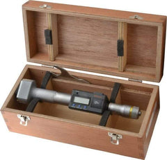 Mitutoyo - 2" to 2-1/2", IP65, TiN Finish, Electronic Inside Micrometer - 0.00005" Resolution, 0.00015" Accuracy - Exact Tool & Supply