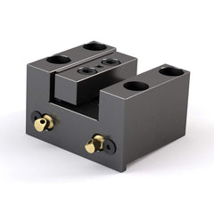 Global CNC Industries - Turret & VDI Tool Holders; Type: Haas OD Facing Block ; Clamping System: 80mm X 45mm ; Tool Axis: OD ; Through Coolant: No ; Outside Diameter (Decimal Inch): 1.0000 ; Additional Information: 4 Mounting Holes - Exact Tool & Supply