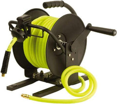 Legacy - 50' Manual Hose Reel - 300 psi, Hose Included - Exact Tool & Supply