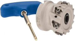 Iscar - 7 Inserts, 2" Cut Diam, 3/4" Arbor Diam, 0.354" Max Depth of Cut, Indexable Square-Shoulder Face Mill - 0/90° Lead Angle, 1.575" High, T290 LN.T 1004 Insert Compatibility, Through Coolant, Series SumoMill - Exact Tool & Supply