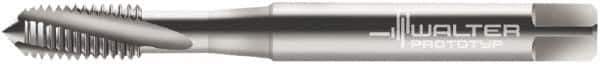 Walter-Prototyp - 5/16-24 UNF 3 Flute 3B Modified Bottoming Spiral Flute Tap - Cobalt, Bright Finish, 90mm OAL, Right Hand Flute, Right Hand Thread, Series 23400 - Exact Tool & Supply