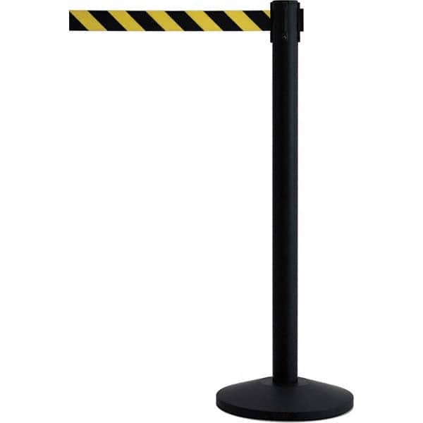 Tensator - Barrier Posts Type: Tensabarrier Post Post Color/Finish: Black - Exact Tool & Supply