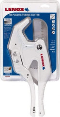 Lenox - 3/8" to 2" Pipe Capacity, Tube Cutter - Cuts Plastic, Rubber, PVC, CPVC - Exact Tool & Supply