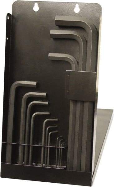 Bondhus - 13 Piece L-Key Ball End Hex Key Set - Hex Range 1.27 to 17mm, Protanium High Torque Steel - Exact Tool & Supply