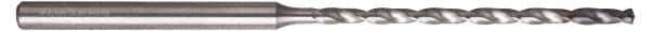 Guhring - 0.0787", 135° Point, Solid Carbide Micro Drill Bit - 36mm Flute Length, 4mm Shank Diam, Series 6412 - Exact Tool & Supply