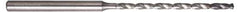 Guhring - 0.0787", 135° Point, Solid Carbide Micro Drill Bit - 36mm Flute Length, 4mm Shank Diam, Series 6412 - Exact Tool & Supply