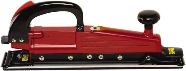 Chicago Pneumatic - 2-3/4 x 17-1/2 Inch, 5,000 RPM Air Inline Sander - 0.25 Hp, 1/4 Inch Inlet, 8.5 CFM Air Consumption, Rear Exhaust, 1,812 FPM Speed - Exact Tool & Supply