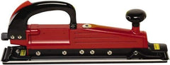 Chicago Pneumatic - 2-3/4 x 17-1/2 Inch, 5,000 RPM Air Inline Sander - 0.25 Hp, 1/4 Inch Inlet, 8.5 CFM Air Consumption, Rear Exhaust, 1,812 FPM Speed - Exact Tool & Supply
