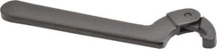Proto - 3/4" to 2" Capacity, Black Oxide Finish, Adjustable Hook Spanner Wrench - 6-3/8" OAL, 1/8" Hook Pin Height - Exact Tool & Supply