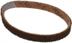 3M - 3/4" Wide x 18" OAL, Aluminum Oxide Abrasive Belt - Aluminum Oxide, Coarse, Nonwoven, Series SC-BS - Exact Tool & Supply
