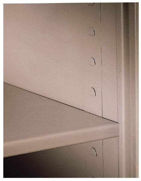 Tennsco - Putty, Steel, Cabinet Components - 18" Wide x 24" Deep x 3/4" High Body - Exact Tool & Supply