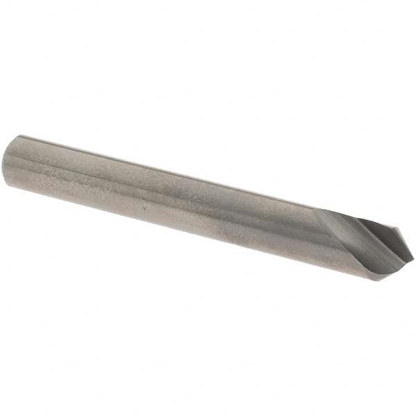 OSG - 1/4" Head Diam, 1/4" Shank Diam, 1 Flute 90° Solid Carbide Countersink - Exact Tool & Supply
