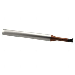 Emuge - Single Profile Thread Mill - 1/8" Shank Diam, 3 Flute, 1-3/32" Neck Length, TiCN Finish - Exact Tool & Supply