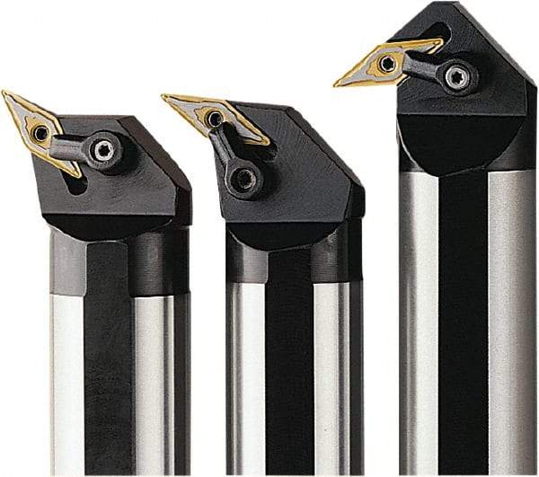 Seco - 46mm Min Bore Diam, 300mm OAL, 32mm Shank Diam, S-MVPN Indexable Boring Bar - 50mm Max Bore Depth, VN.. 1604.. Insert, Pin & Clamp Holding Method - Exact Tool & Supply
