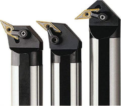 Seco - 46mm Min Bore Diam, 300mm OAL, 32mm Shank Diam, S-MVPN Indexable Boring Bar - 50mm Max Bore Depth, VN.. 1604.. Insert, Pin & Clamp Holding Method - Exact Tool & Supply