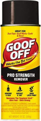 Goof Off - Adhesive, Graffiti & Rust Removers Type: Adhesive Remover Removes/Dissolves: Caulk Residue; Chewing Gum; Crayon; Glue; Marker; Paint; Pen; Scuff Marks; Tar; Stickers; Tree Sap - Exact Tool & Supply