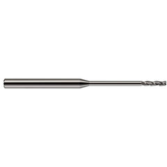 Harvey Tool - Square End Mills; Mill Diameter (mm): 1.20 ; Mill Diameter (Inch): 3/64 ; Mill Diameter (Decimal Inch): 0.0470 ; Length of Cut (Inch): 1/4 ; Length of Cut (Decimal Inch): 0.2500 ; Material: Solid Carbide - Exact Tool & Supply