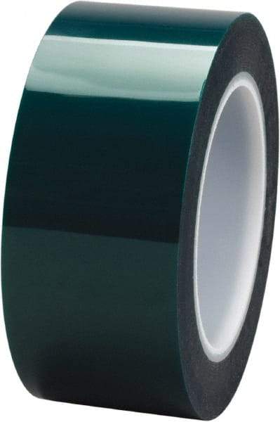 3M - 2" x 72 Yds, Green Polyester Film Masking Tape - Series 8992, 3.2 mil Thick, 37 Lb/Inch Tensile Strength - Exact Tool & Supply