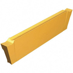 Iscar - 1500DGR P Grade IC508, 1.5mm Cutting Width Carbide Grooving Insert - 18mm Max Depth of Cut, Neutral, 0.05mm Corner Radius - Exact Tool & Supply