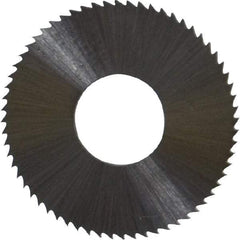 Controx - 1" Diam x 0.0313" Blade Thickness x 3/8" Arbor Hole Diam, 64 Tooth Slitting & Slotting Saw - Arbor Connection, Right Hand, Uncoated, M2 High Speed Steel, Concave Ground - Exact Tool & Supply