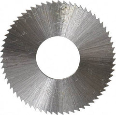 Controx - 1" Diam x 0.04" Blade Thickness x 3/8" Arbor Hole Diam, 64 Tooth Slitting and Slotting Saw - Arbor Connection, Right Hand, Uncoated, Cobalt, Concave Ground, Contains Keyway - Exact Tool & Supply