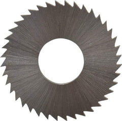Controx - 1" Diam x 1/16" Blade Thickness x 3/8" Arbor Hole Diam, 40 Tooth Slitting and Slotting Saw - Arbor Connection, Right Hand, Uncoated, Cobalt, Concave Ground, Contains Keyway - Exact Tool & Supply