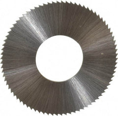 Controx - 1-1/4" Diam x 0.0313" Blade Thickness x 1/2" Arbor Hole Diam, 80 Tooth Slitting & Slotting Saw - Arbor Connection, Right Hand, Uncoated, M2 High Speed Steel, Concave Ground - Exact Tool & Supply